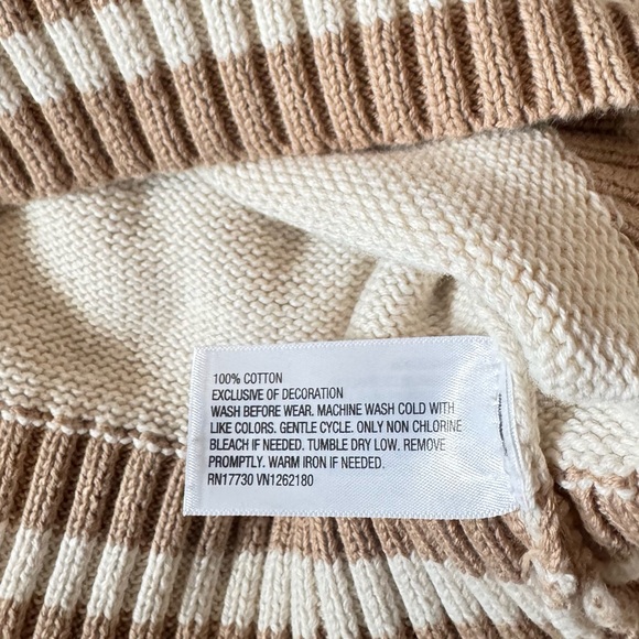 Cat & Jack Teddy Bear Cable Knit Sweater 2T - Picture 6 of 6